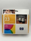 HP 23 Twin Pack Tri-Color Ink Cartridges (2) Sealed c1823t Expired 2004 — photo 1