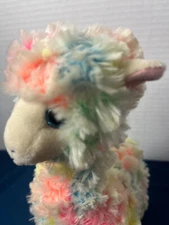 TY Beanie Babies LULA Tye Dyed Llama NO HANG TAG Plush Stuffed Animal