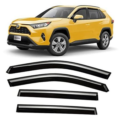 Tape-on Side Window Visors rain Guards Compatible with Toyota Rav4 2019-2025