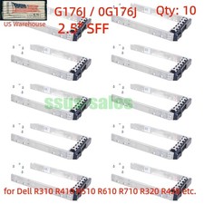 X10 2.5" Caddy G176J 8FKXC For Dell R610 R710 R720 G10-13 R640 R740 R760X G14-16