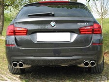 Eisenmann Duplex Sportauspuff RACE BMW 5er F11 Touring 550i je 2x90mm rund