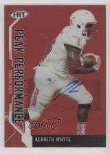 2019 Sage Hit Premier Draft Peak Performance Red 21/25 Kerrith Whyte Jr Auto 2u3