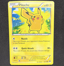 Carta Pokemon Pikachu XY Holo 42/146 2014 inglese quasi nuova