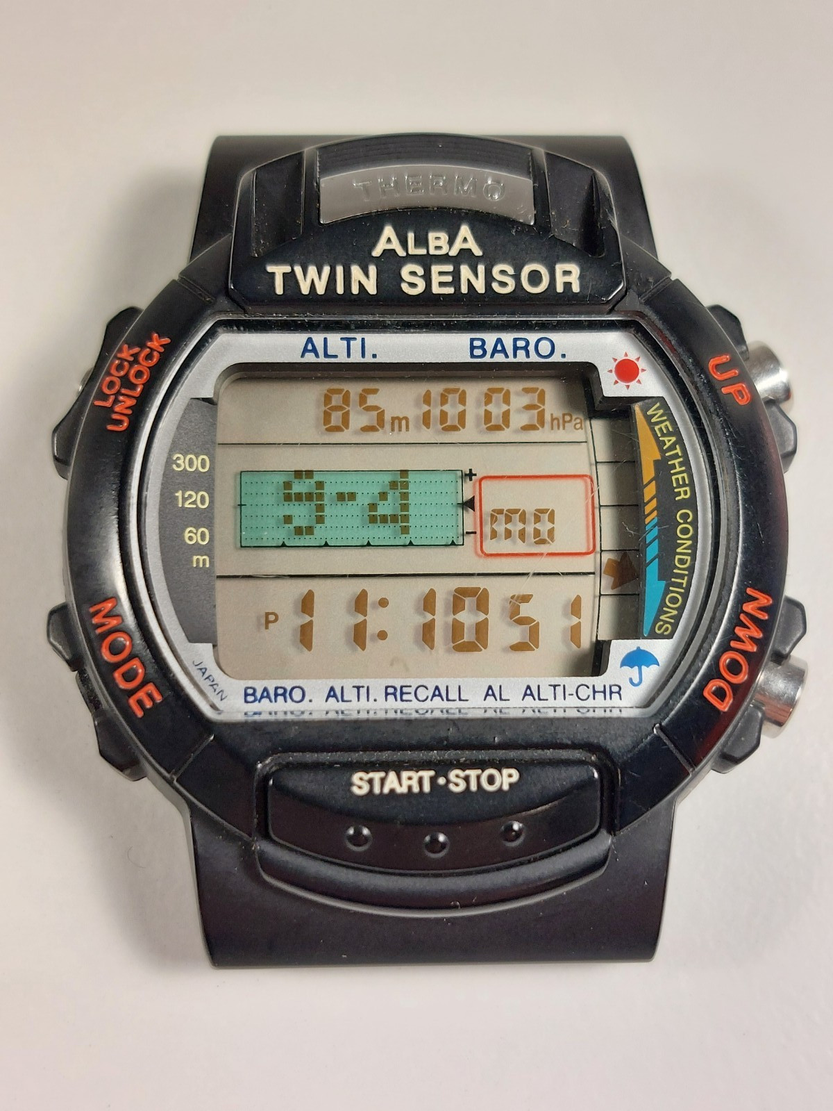 Digital Vintage W750-4A00 - Sensor Seiko SPARES / Twin Alba by Watch REPAIRS - vintagewatches.pk