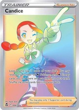 Pokémon TCG Candice Silver Tempest 204/195 Holo Secret Rare