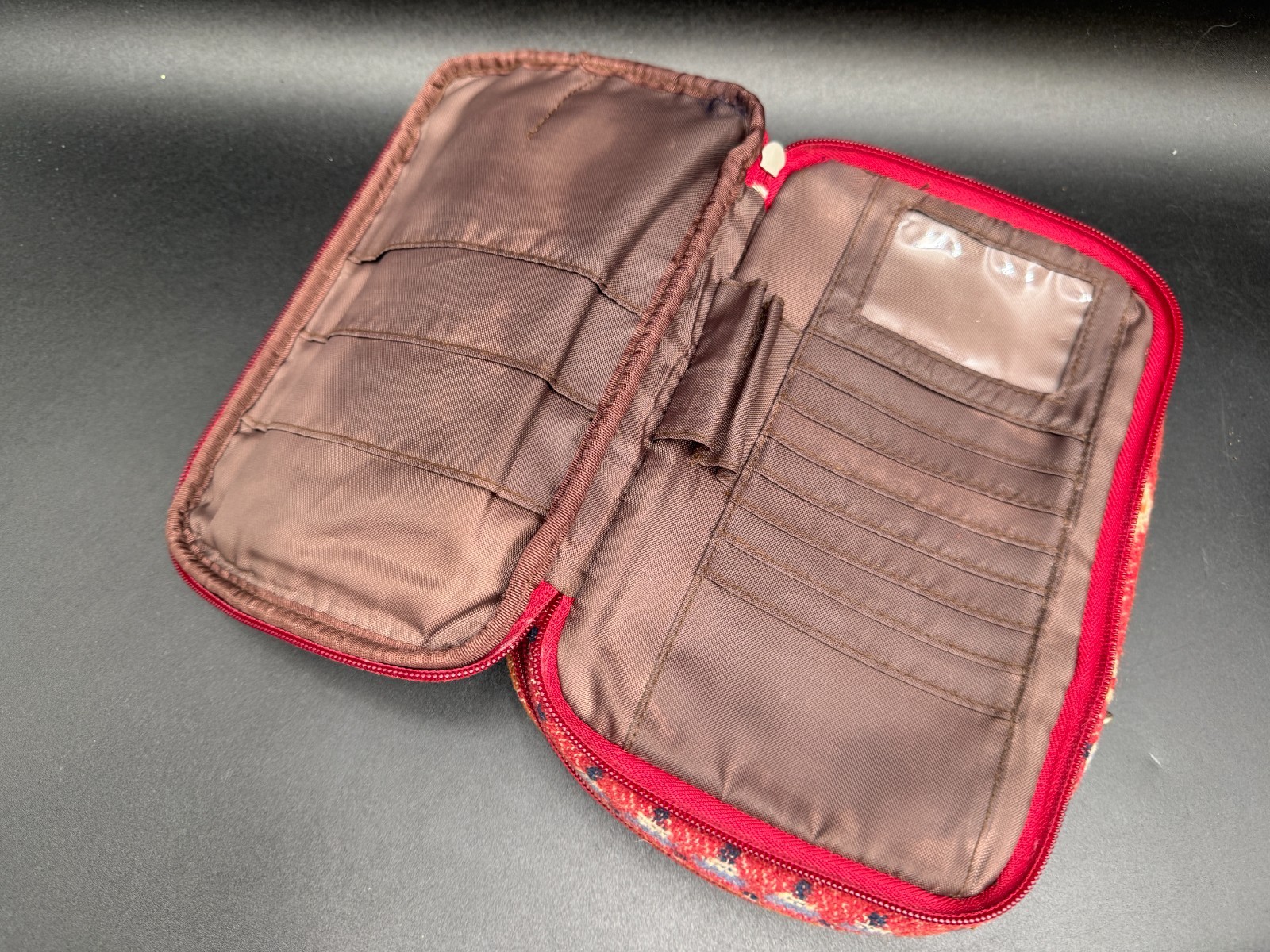 Pendleton Crossbody Wool Leather Native Red Patte… - image 17