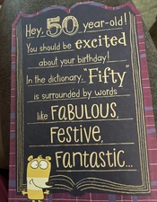 Fabulous 50TH BIRTHDAY Card By American Greetings