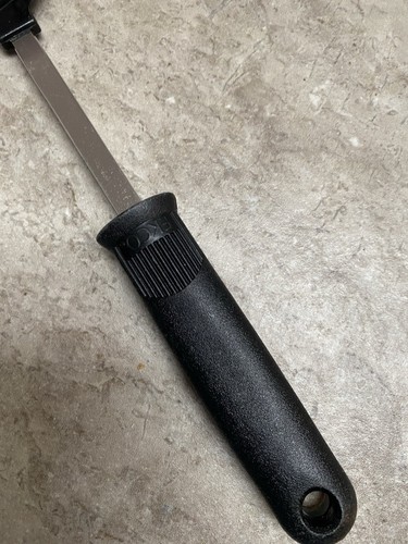 Vintage Ekco Nylon Slotted Spoon Black Serving Heat Resistant Cooking 12” - Picture 4 of 6