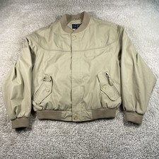 La Paz by Catalina Jacket Mens Medium Bomber Windbreaker Pockets Vintage