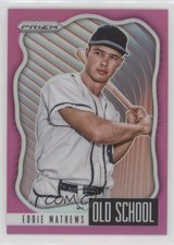 2021 Panini Prizm Old School Pink Prizm Eddie Mathews #OS-4 HOF 0g8o