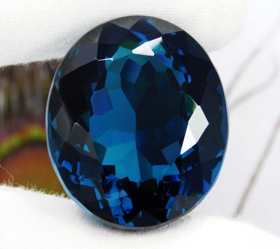 #ad CERTIFIED 128.90 Ct Natural Kenya Blue Tsavorite Garnet Oval Cut Gemstone $26.35