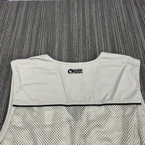 Gander Mountain Hunting Vest Mens XL Beige Shooting Fowl Bird Padded Shoulders - Picture 18 of 21