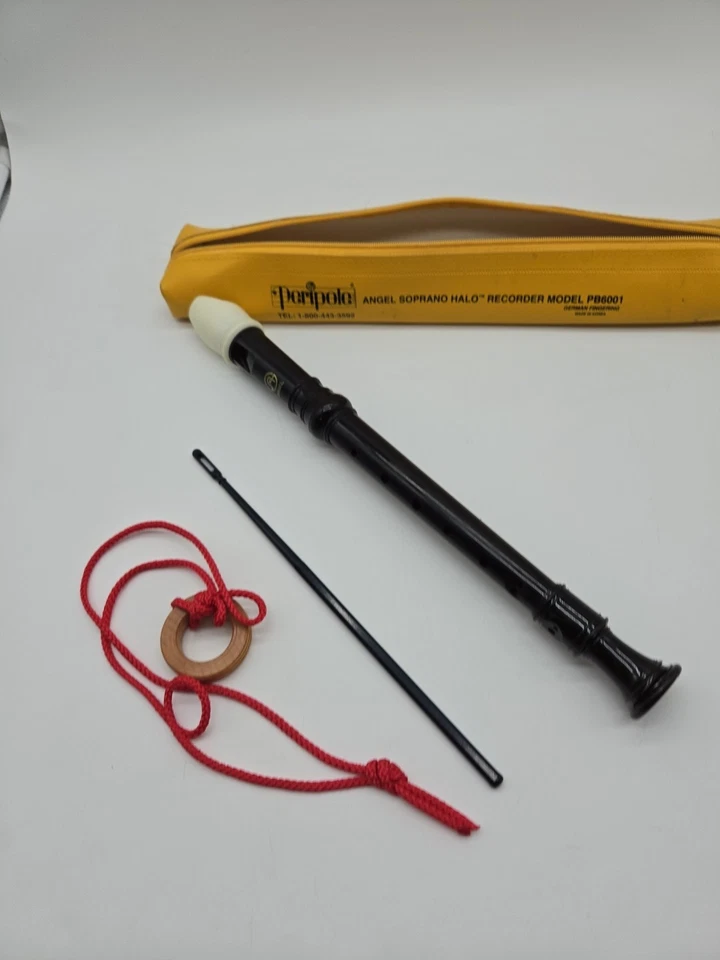 Peripole Angel Soprano Halo  Flute / Recorder Model PB6001 With Case - Used - Image 2 of 4