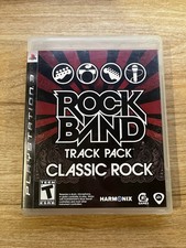 Rock Band Track Pack: Classic Rock (Sony PlayStation 3) CIB Tested & Working