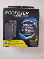 ECOFILTER from ZEROWATER 2 pack Replacement Water Filters ZR-002ECO | Box Damage