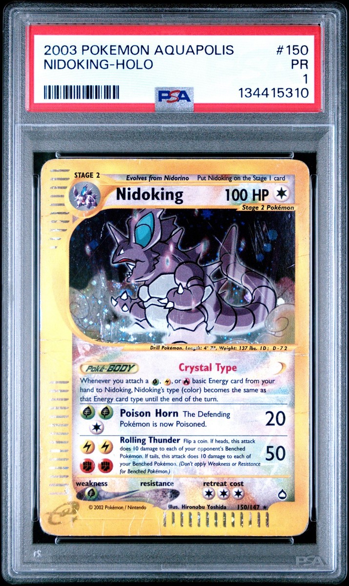 Nidoking 150/147 Aquapolis Holo for sale online | eBay