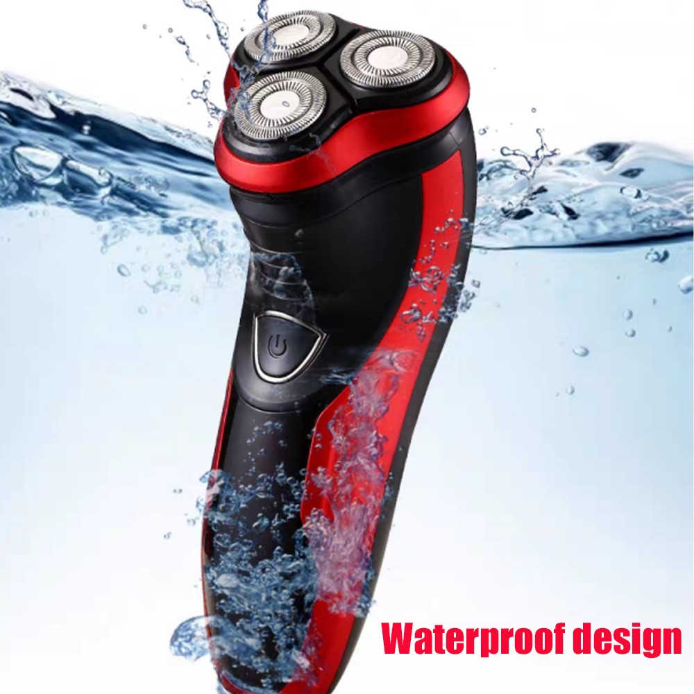 Electric Shaver Mens Razor Rotary Waterproof Pop-Up Trimmer Wet Dry Cordless US
