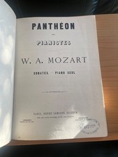 W.-A. Mozart Sonates pour piano partition éditions Lemoine panthéon pianistes