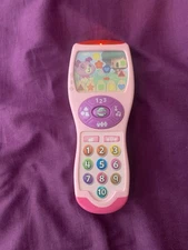LeapFrog Violet Learning Lights Remote Pink Fun Shapes Numbers Songs Toy Works