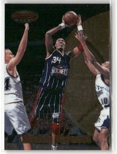 1997-98 BOWMAN'S BEST #58 HAKEEM OLAJUWON HOUSTON ROCKETS
