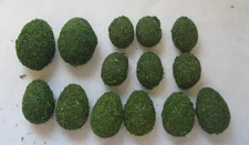 Moss Balls Egg Shape Decorations Sphere Orb for vase bowl filler 14 pieces