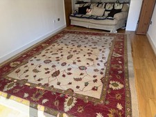 Hand Knotted Wool Ziegler Style Rug 270x 390 cm