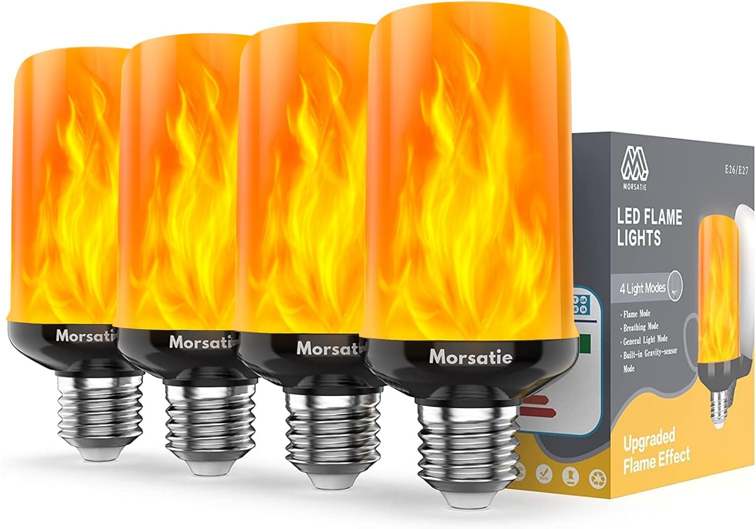 , 4mode Flickering Light Bulbs W...