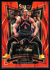 2024-25 Panini Select - Concourse Scottie Barnes #30 Orange Flash Prizm