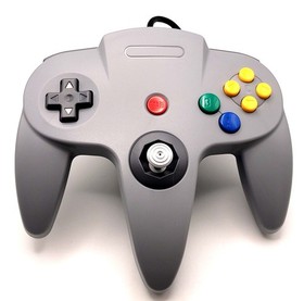 Nintendo 64 Wired Controller for N64 - TeknoGame&reg; - Classic Grey - NEW IN BOX!