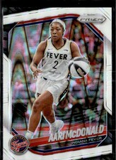 2025 Panini Prizm WNBA #10 Aari McDonald White Seismic Prizms