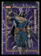 2026 Topps Chrome Marvel Comics #173 Taskmaster Storm's Purple Lightning #/75