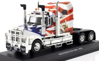 IXOMODELS - WESTERN STAR 4900 6x4 2015 white AMERICAN EAGLE - 1/43 - G1470002