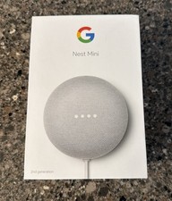 Google Nest Mini 2nd Generation Smart Speaker MFG 10/2019 GA00638-US OPEN BOX