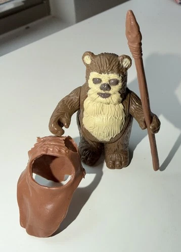 Vintage Star Wars 1984 Wicket the Ewok Figure Complete Spear TAIWAN