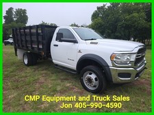 2019 Dodge Ram 5500 12ft Stake Bed Body Flatbed Liftgate Truck 6.7L Diesel