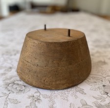 Vintage Millinery "Flowerpot" or Cloche Brim Hat Block