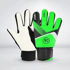 Kids Goalkeeper Gloves Latex Soccer Football Goalie Anti-Slip Youth Training