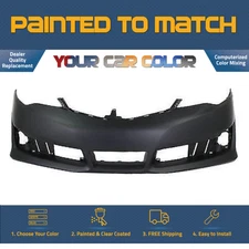 For 2012-2014 TOYOTA CAMRY Front Bumper Cover SE|SE SPORT Painted to Match