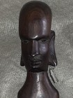Vtg African Ebony Wood Besmo Hand Carved Mid-Century Folk Art Tribal Figurines! — photo 9