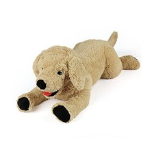 LotFancy Golden Retriever Stuffed Animal, 26 Inch Large Stuffed Dog, Beige