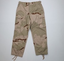 Vtg 90s USGI Mens Medium Short Ripstop Poplin Desert Camouflage Cargo Pants USA