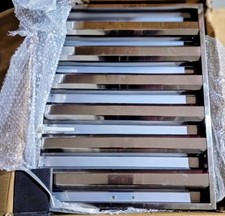 VBENLEM Pack of 6 Hood Filters 19.5W x 24.5H Inch, 430 Stainless Steel 4 Grooves