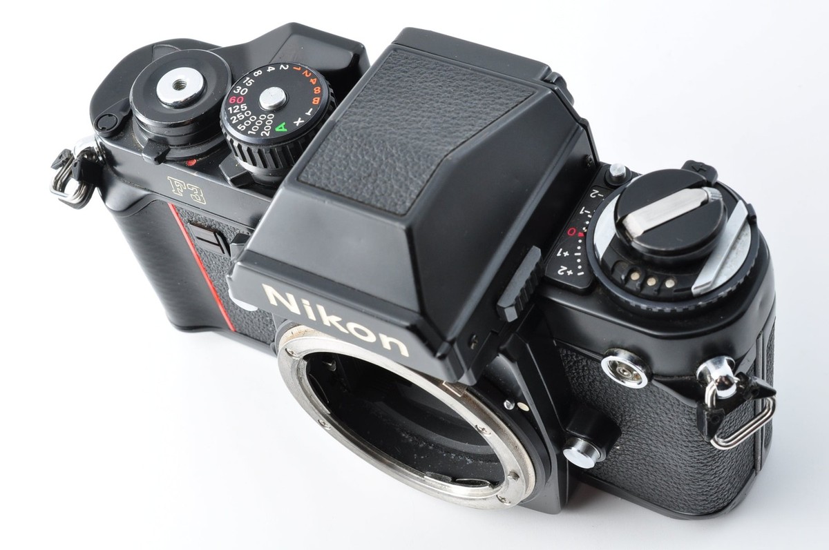 Exc+5】Nikon F3 Eye Level 35mm SLR Film Camera MF-14 50mm f/1.8 Ai