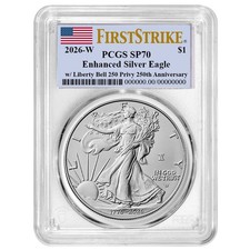 2013 $1 Silver Eagle First Strike (Regular Strike) Silver Eagles