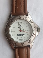 Orologio Kappa uomo cinturino pelle marrone funzionante