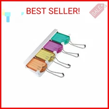 The Hillman Group 701277 Key Identification Tags and Organizer, 4-Pack, No Size,