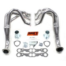 Dougs Fenderwell Header 62-67 Chevy Ii 265-400 Sbc Wo Egra.i.r. 1 34