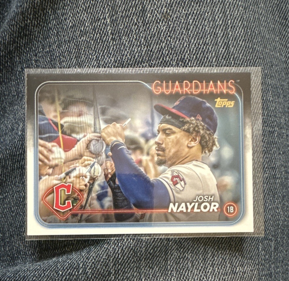 2024 Topps Josh Naylor Golden Mirror SSP #10 Guardians Canada 