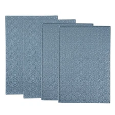 Miniature Roof Tiles PVC for Model Building Dark Grey Pack of 4,1:25