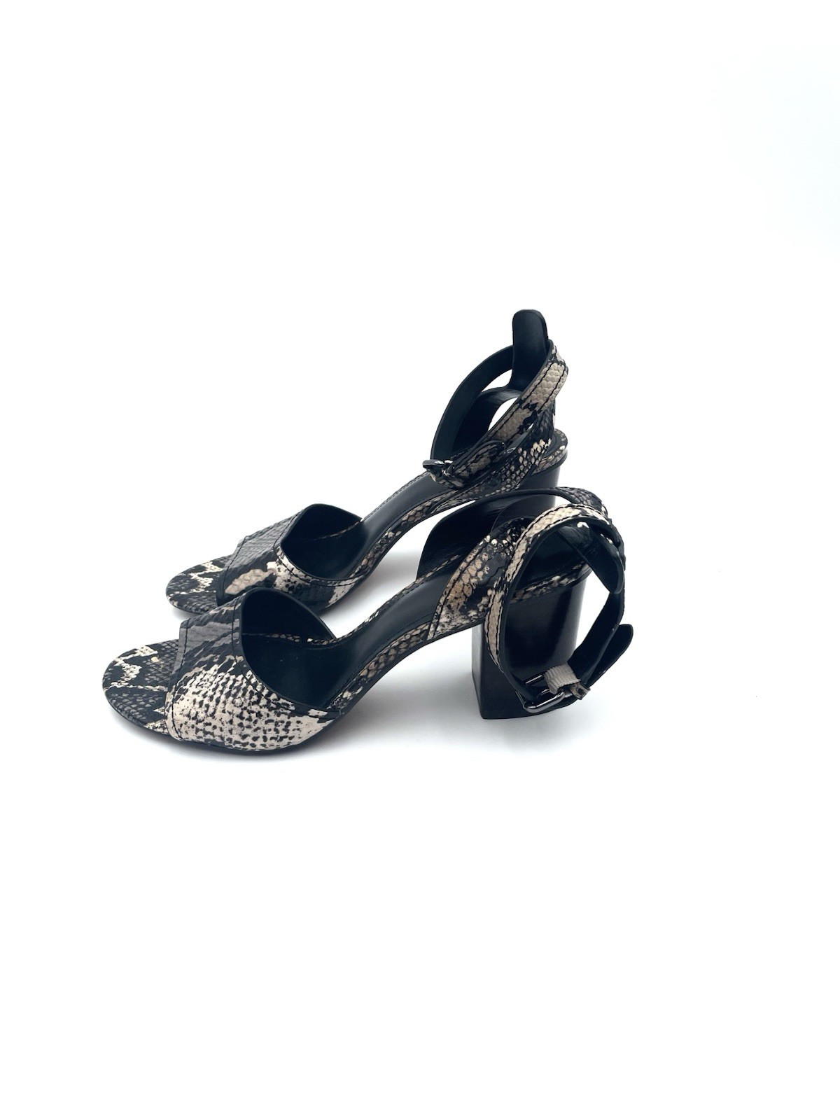 Coach Phiper Python Leather Ankle Strap Sandals S… - image 3